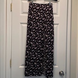 Floral maxi skirt